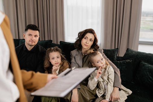 parents listening to their child