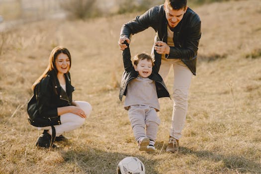 parent and child sharing a laugh