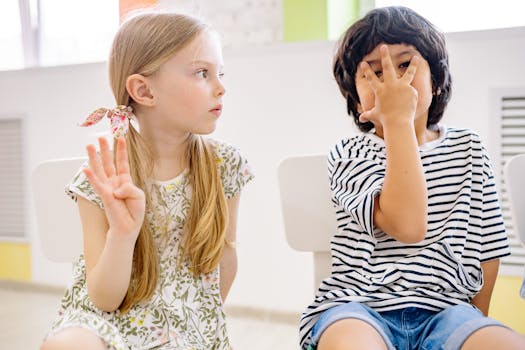 children participating in a fun activity
